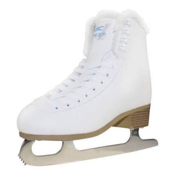 BRAND NEW girl youth vic dream white regular ice skates size 11Y - Picture 2 of 5